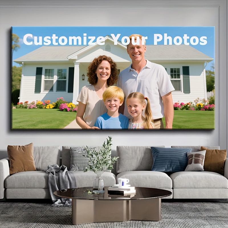 Art Print Framed - 1pc Personalized Custom Photo Canvas Print