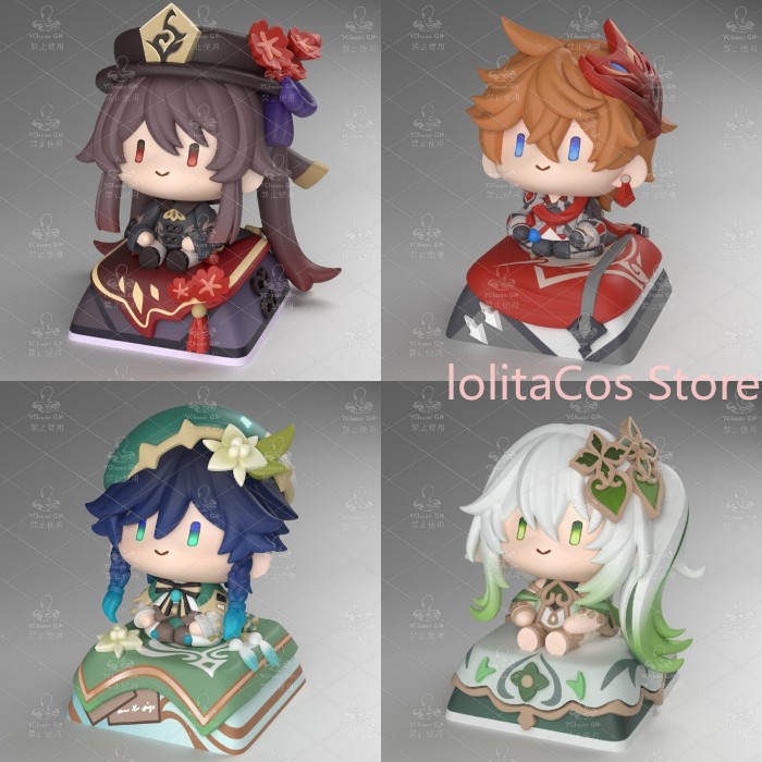 Anime Fan Merchandise - Genshin Impact Hu Tao Tartaglia Venti
