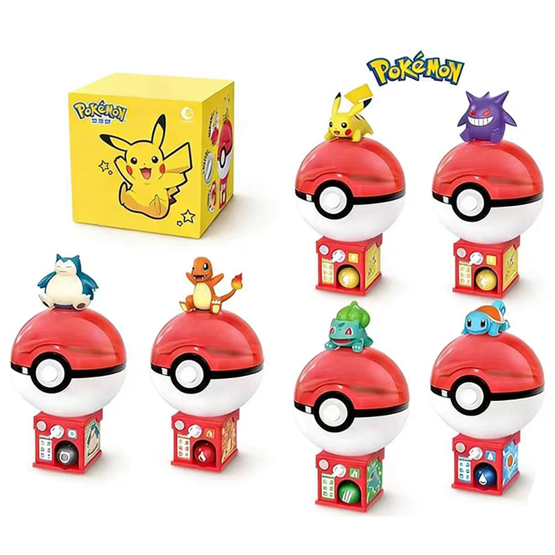 Pokemon Anime Merchandise - Pokemon Gacha Machine Toy Anime Action