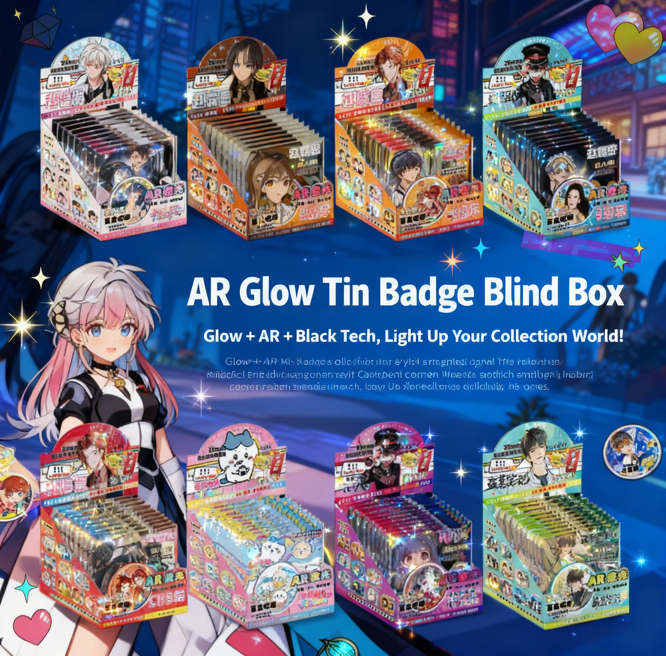 Anime Merchandise For Sale - Hot Sale 75mm AR Glow Anime