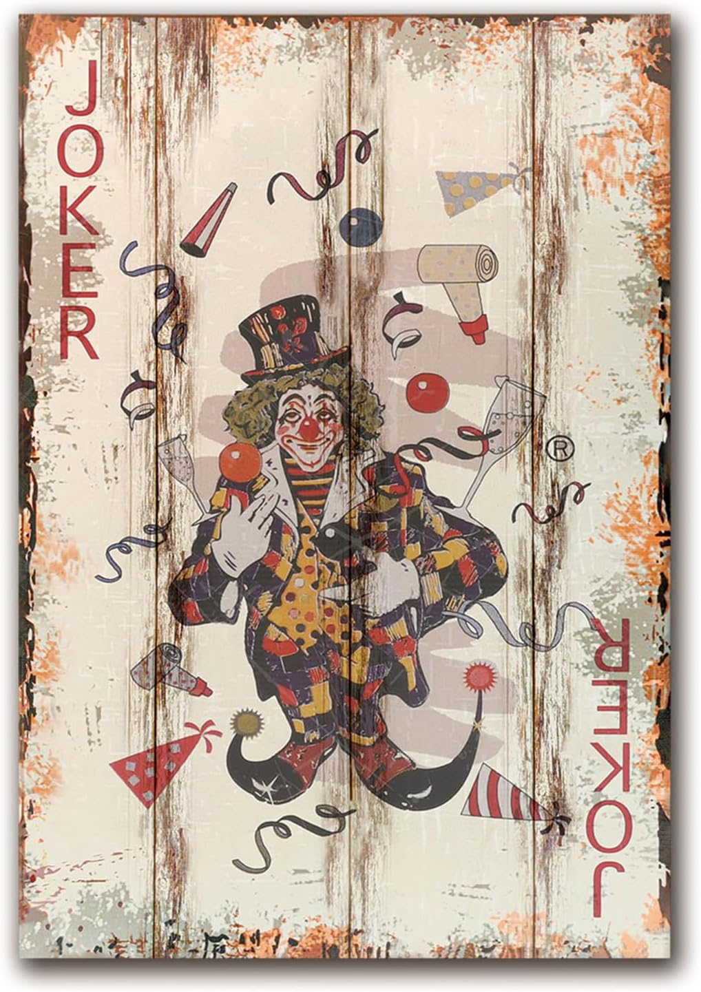 Art Print Framed - Poker Canvas Wall Art Print Red