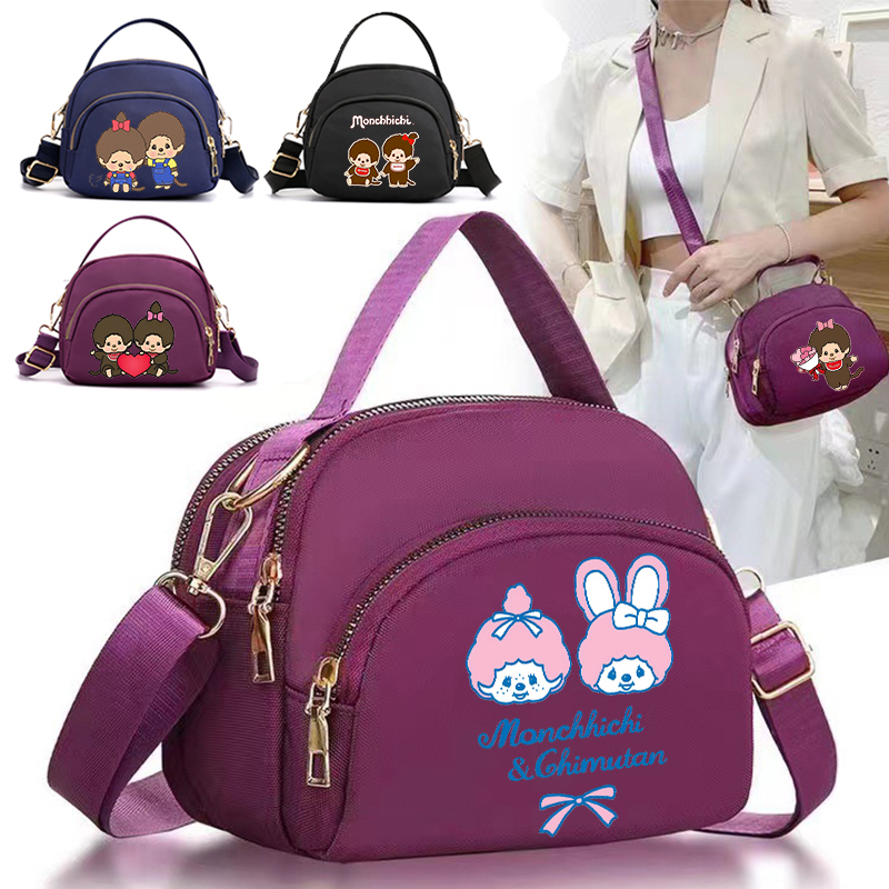 Anime Tote Bag - MONCHHICHI Women Crossbody Bags Cartoon Anime