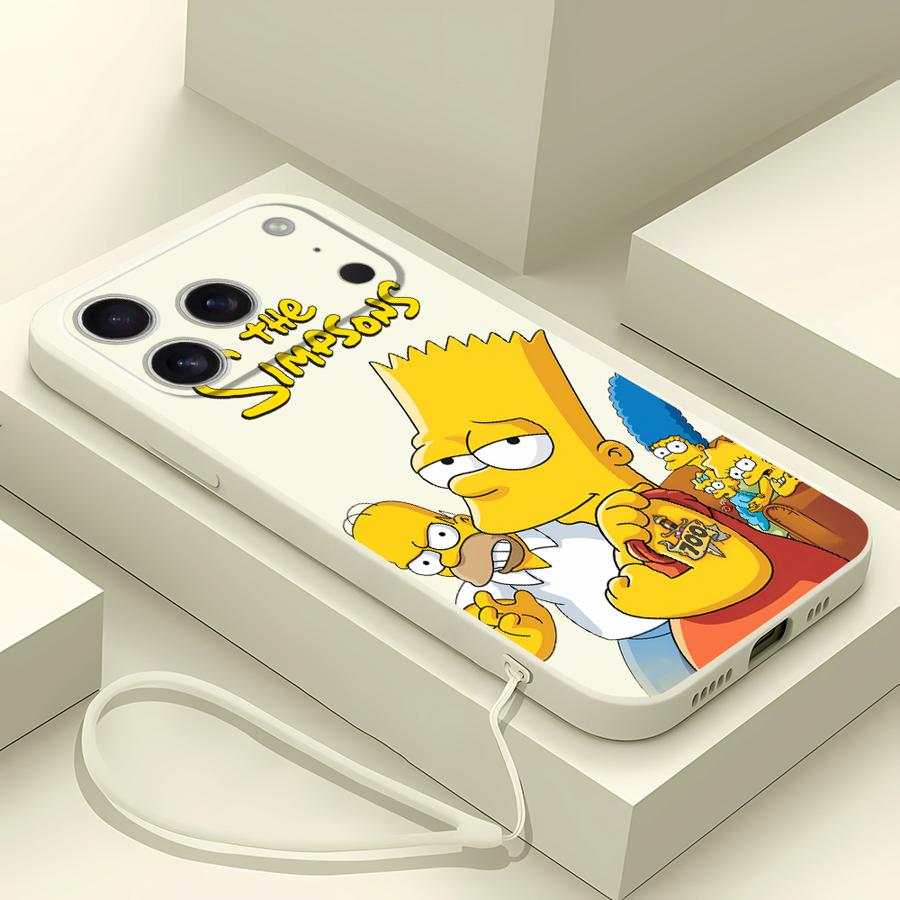 Red Bart Simpson Phone Cover C - Lanyard Anime Logo のレビューと価格