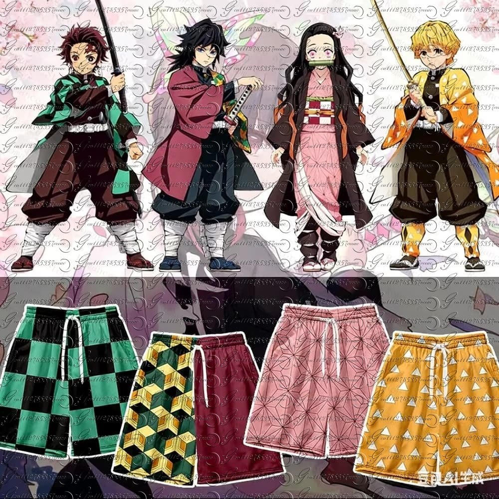 2026 New Demon Slayer Shorts f - Anime Merchandise For Men のレビューと価格