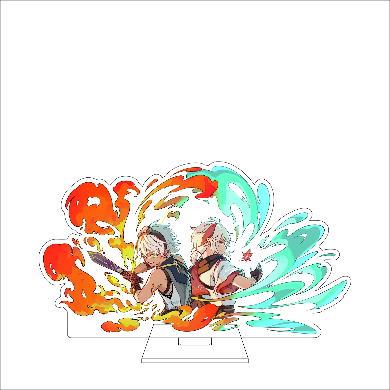 16CM Anime Genshin Impact Cosp - Acrylic Stand Figure のレビューと価格