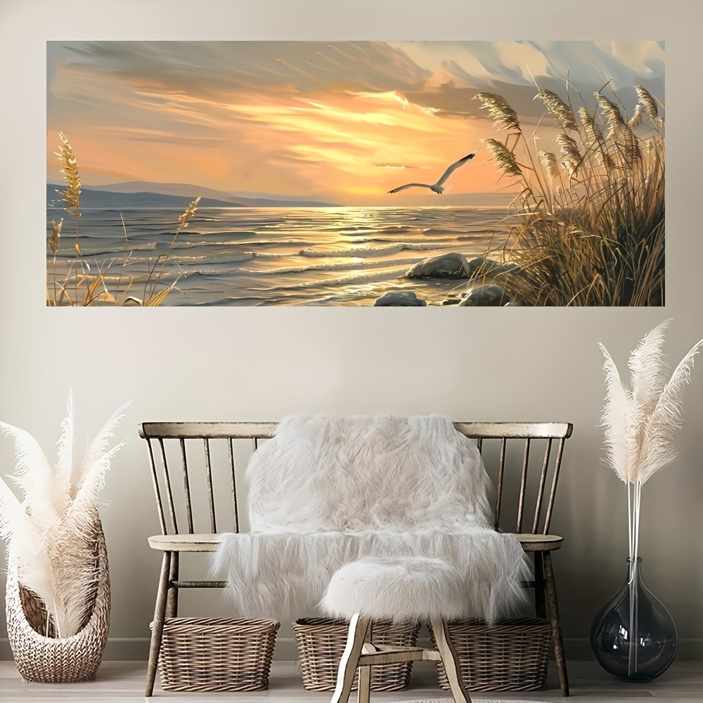 Sunset Beach Art canvas printe - Art Print Framed のレビューと価格