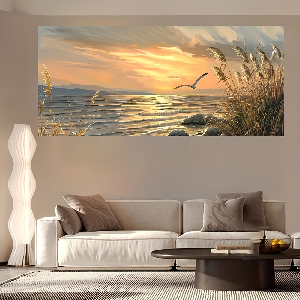 Sunset Beach Art canvas printe - Art Print Framed のレビューと価格