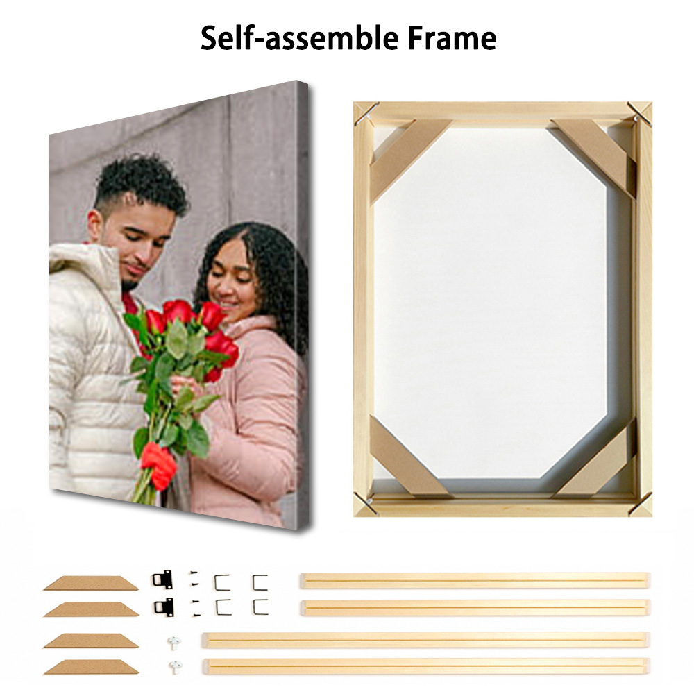 1 Pc Customized Photos on Canv - Art Print Framed のレビューと価格