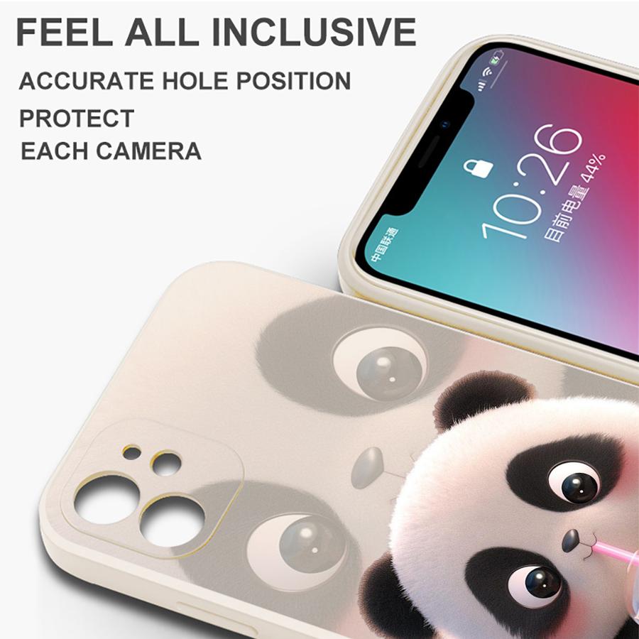 Cute Panda Phone Case for iPho - Lanyard Anime Logo のレビューと価格