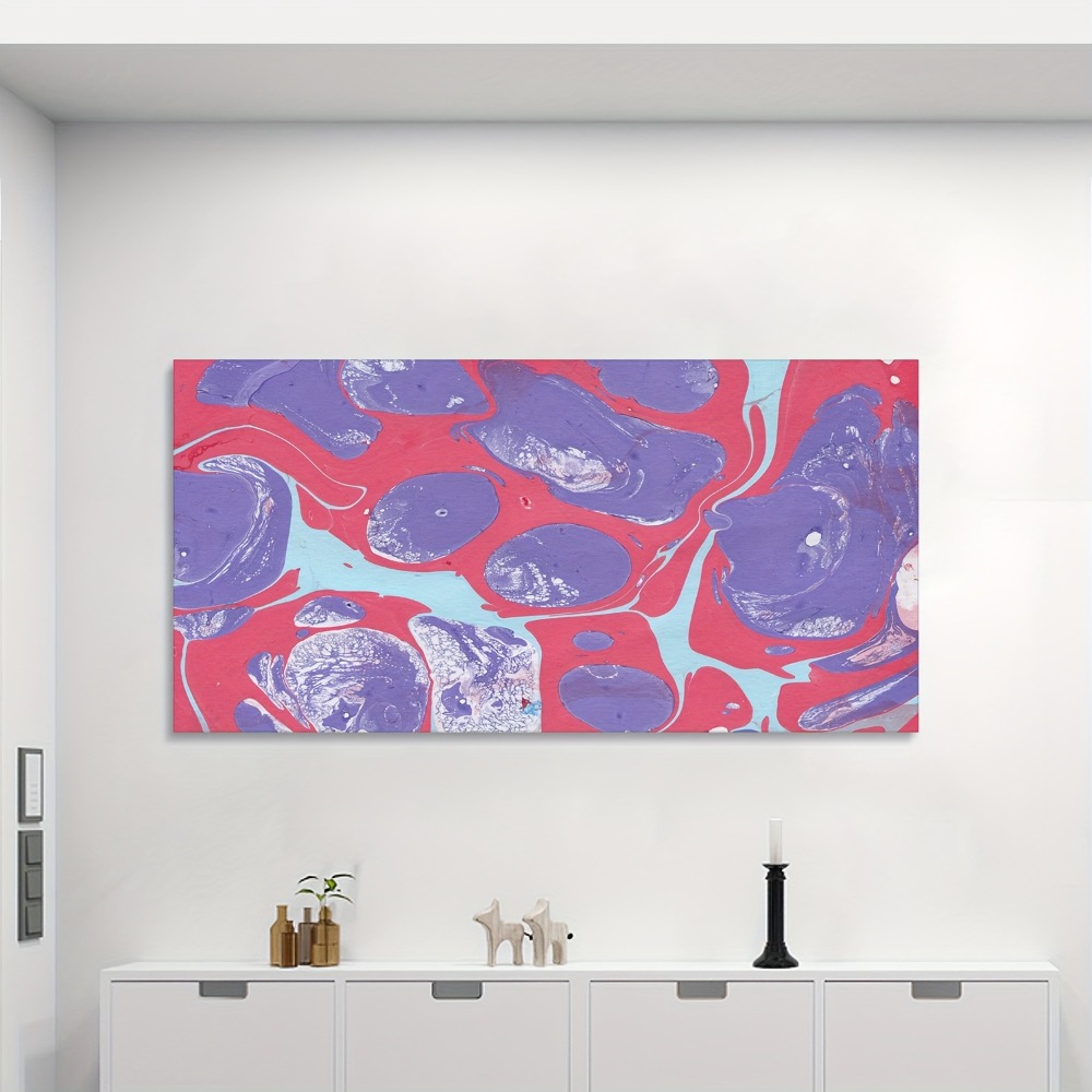 Abstract liquid painted oil mu - Art Print Framed のレビューと価格