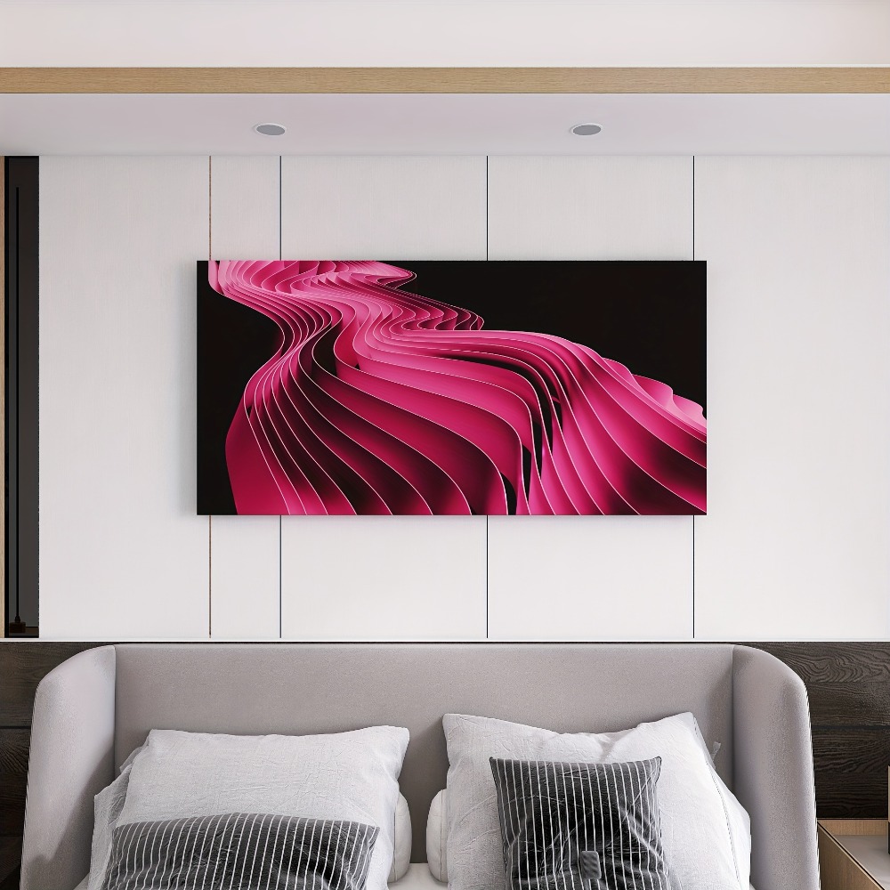 Elegant Pink Line Art painting - Art Print Framed のレビューと価格