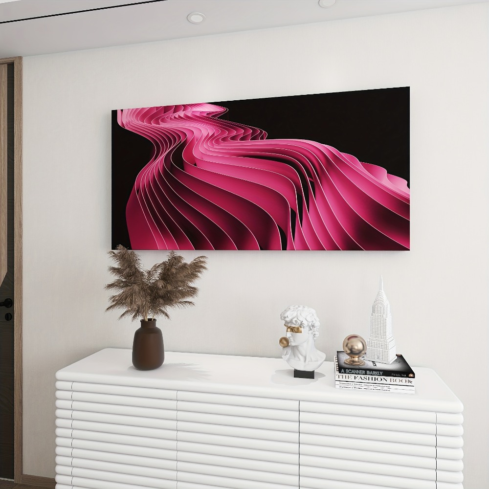 Elegant Pink Line Art painting - Art Print Framed のレビューと価格