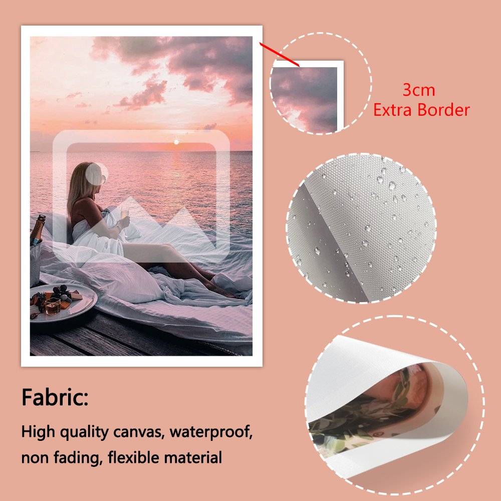 1 customized photo canvas, opt - Art Print Framed のレビューと価格