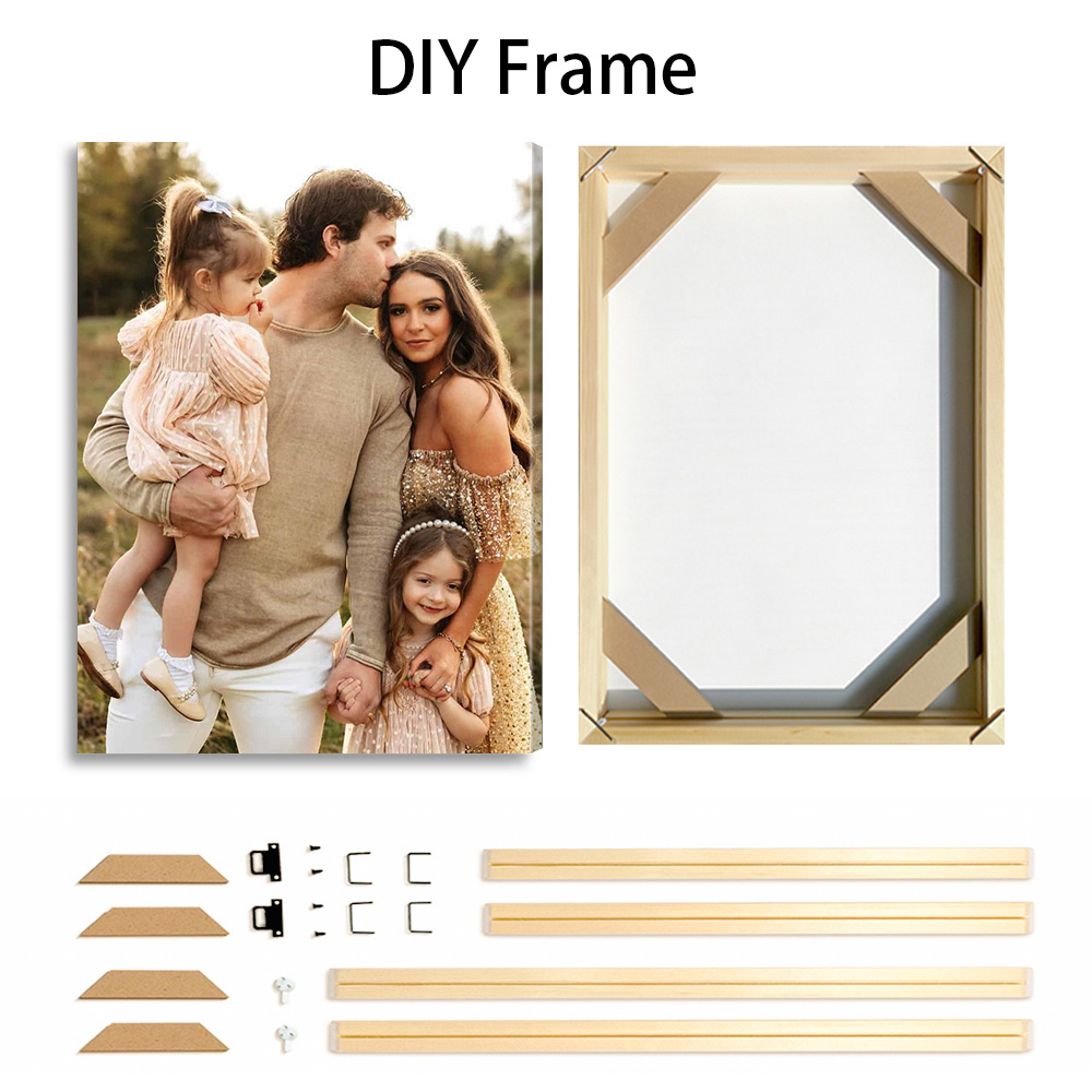 1 customized photo canvas, opt - Art Print Framed のレビューと価格