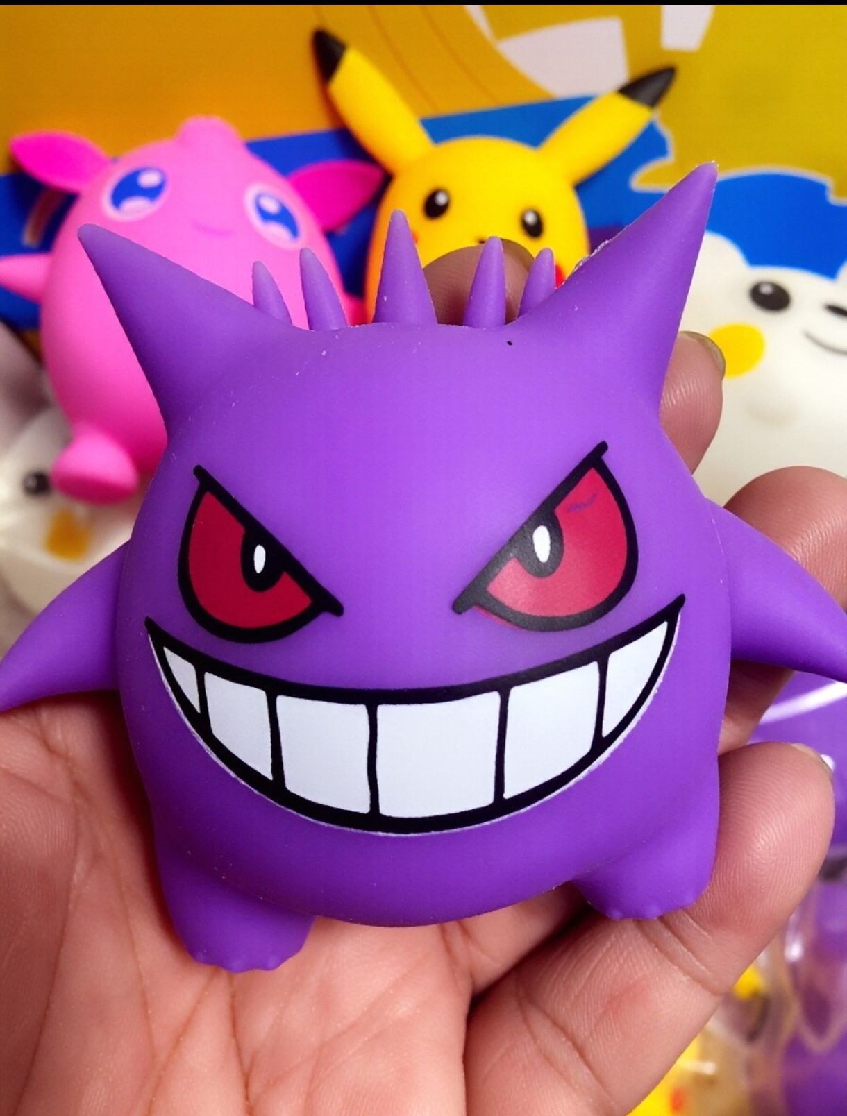 Cute Pikachu Gengar Bear Squis - Pokemon Anime Merchandise のレビューと価格