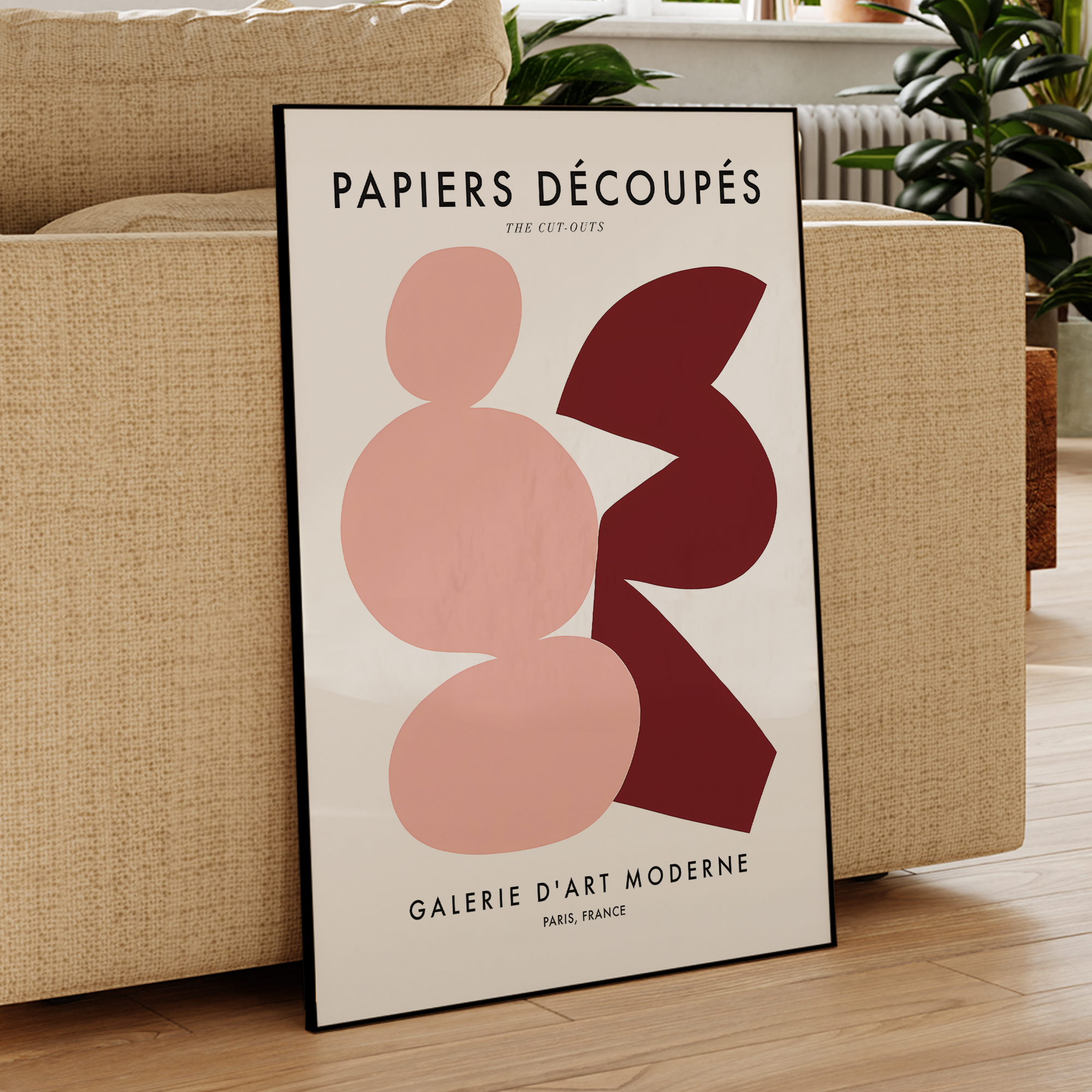 Modern Papiers Decoupes - Gale - Art Print Framed のレビューと価格