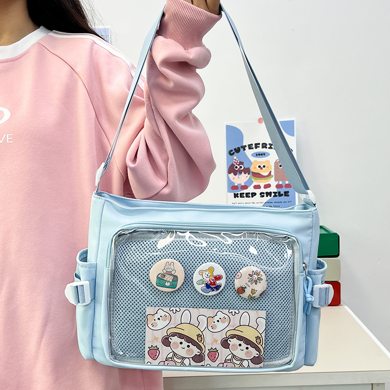 Transparent Badge Display Tote - Anime Tote Bag のレビューと価格