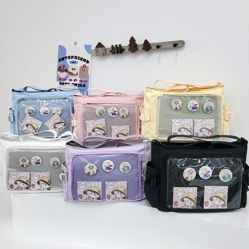 Transparent Badge Display Tote - Anime Tote Bag のレビューと価格