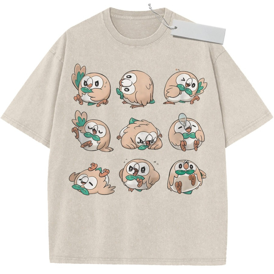 Unisex Washed Beige Vintage T  - Pokemon Anime Merchandise のレビューと価格