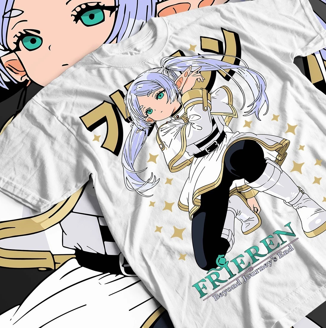 Fern Stark Anime Gifts T-Shirt - Frieren Anime Merchandise のレビューと価格