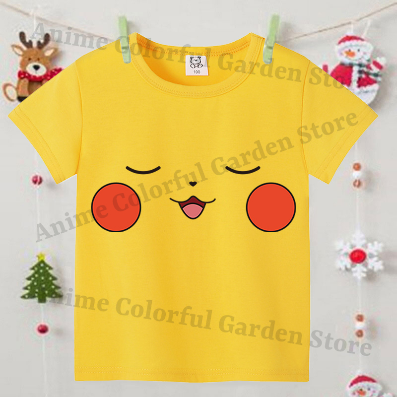 Pokemons Yellow Cute Short-sle - Pokemon Anime Merchandise のレビューと価格