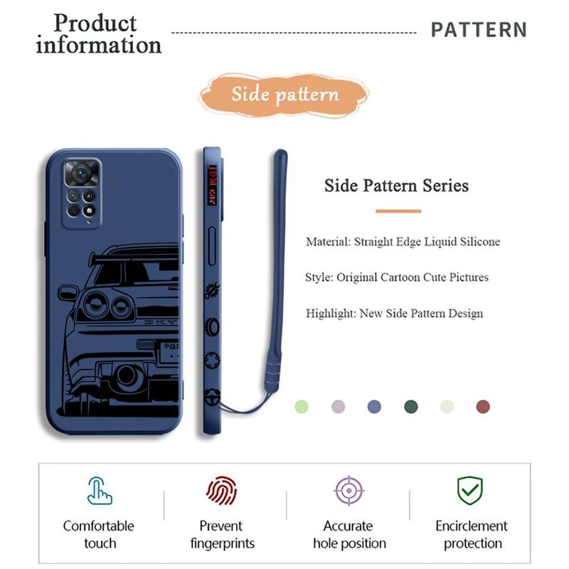 JDM Dream Car Phone Case for X - Lanyard Anime Logo のレビューと価格