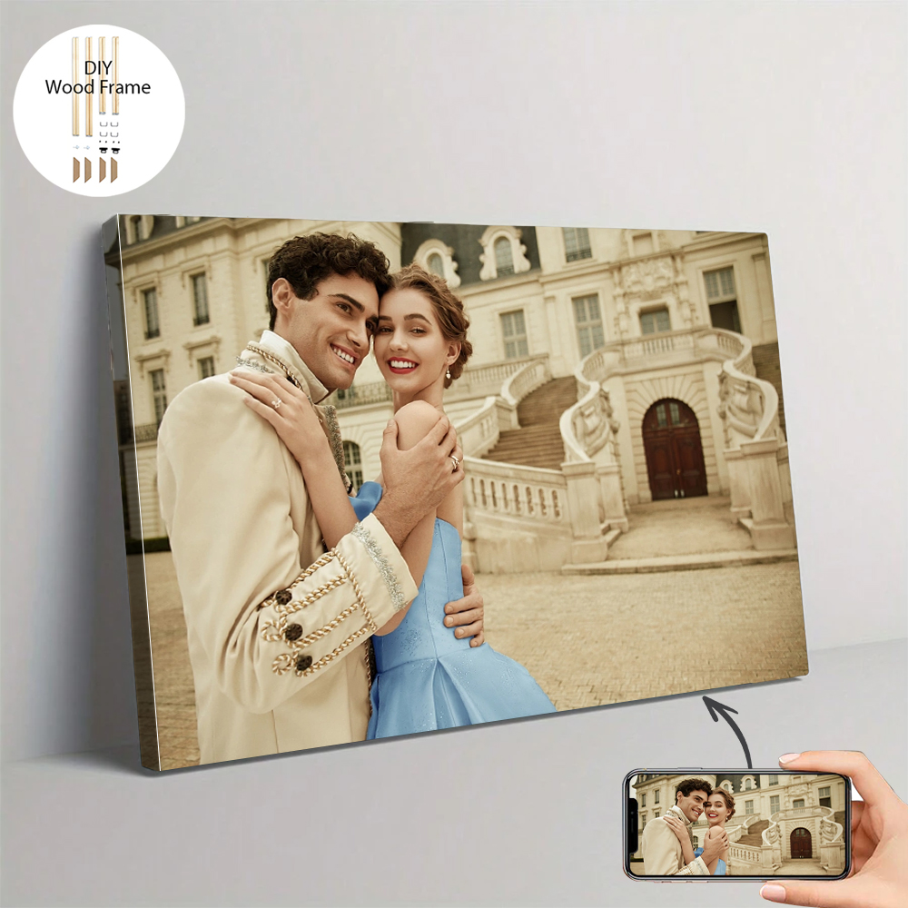 1 pc Custom Photo with DIY fra - Art Print Framed のレビューと価格