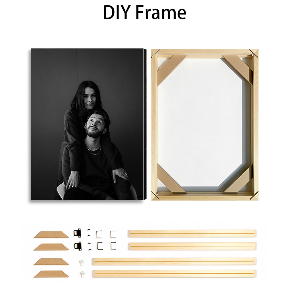 1 pc Custom Photo with DIY fra - Art Print Framed のレビューと価格