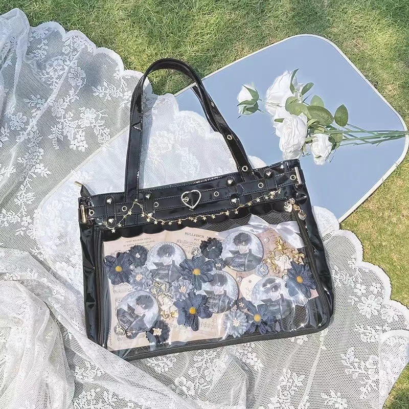New Original Niche Design Girl - Anime Tote Bag のレビューと価格