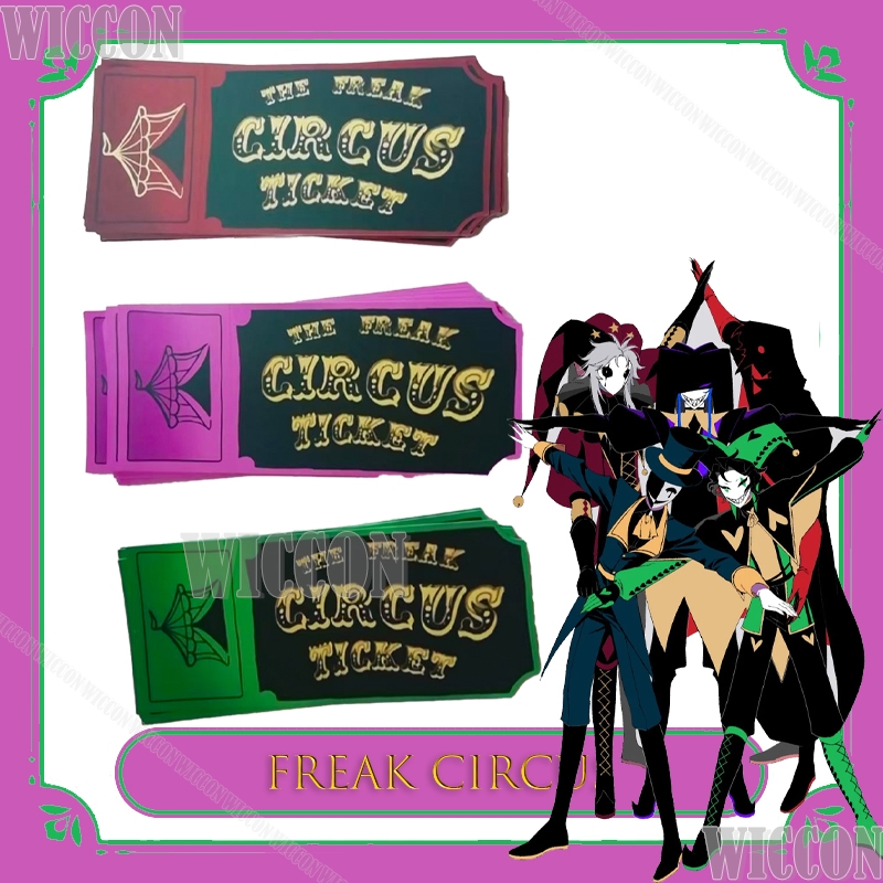 Freak Circus Ticket Card Red G - Anime Cosplay Merchandise のレビューと価格
