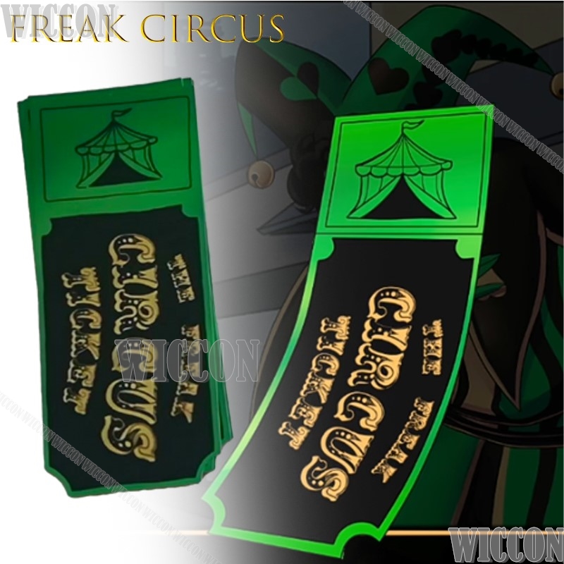 Freak Circus Ticket Card Red G - Anime Cosplay Merchandise のレビューと価格