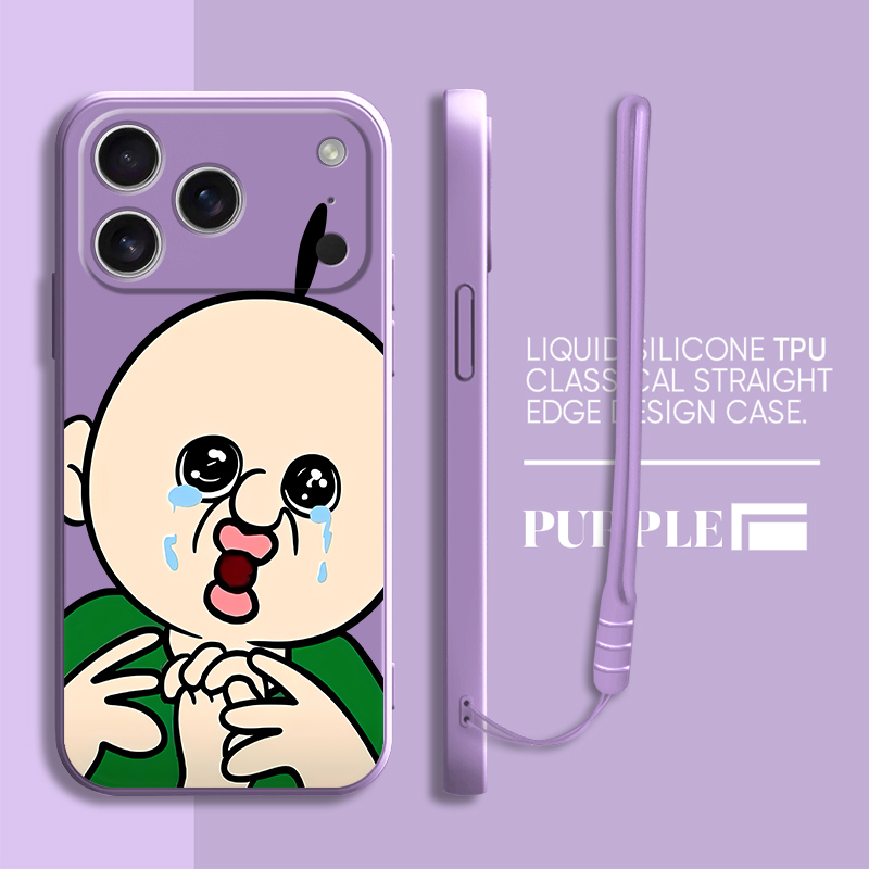 Soft Cover Phone Case for Appl - Lanyard Anime Logo のレビューと価格