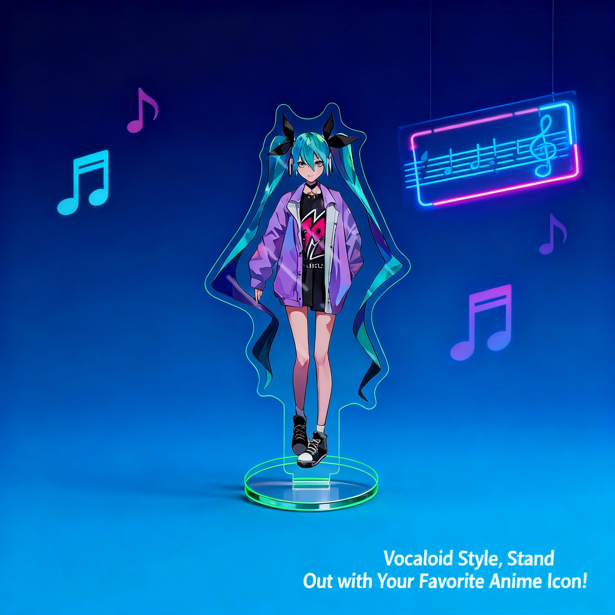 Hatsune Miku Large Standee Hat - Anime Fan Merchandise のレビューと価格