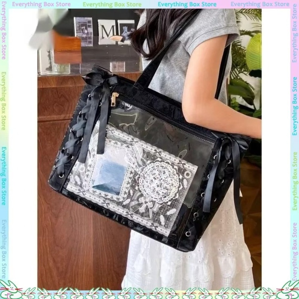 Versatile Fashion Ribbon Itaba - Anime Tote Bag のレビューと価格