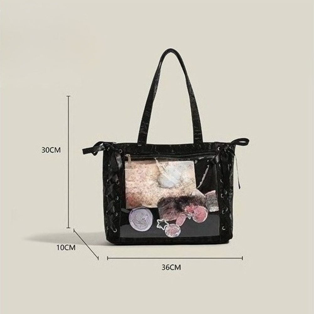 Versatile Fashion Ribbon Itaba - Anime Tote Bag のレビューと価格