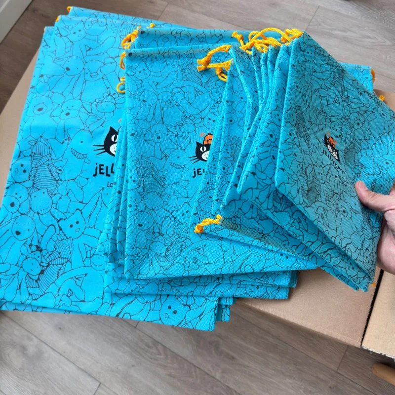 Blue Kawaii Non woven Fabric D - Anime Tote Bag のレビューと価格
